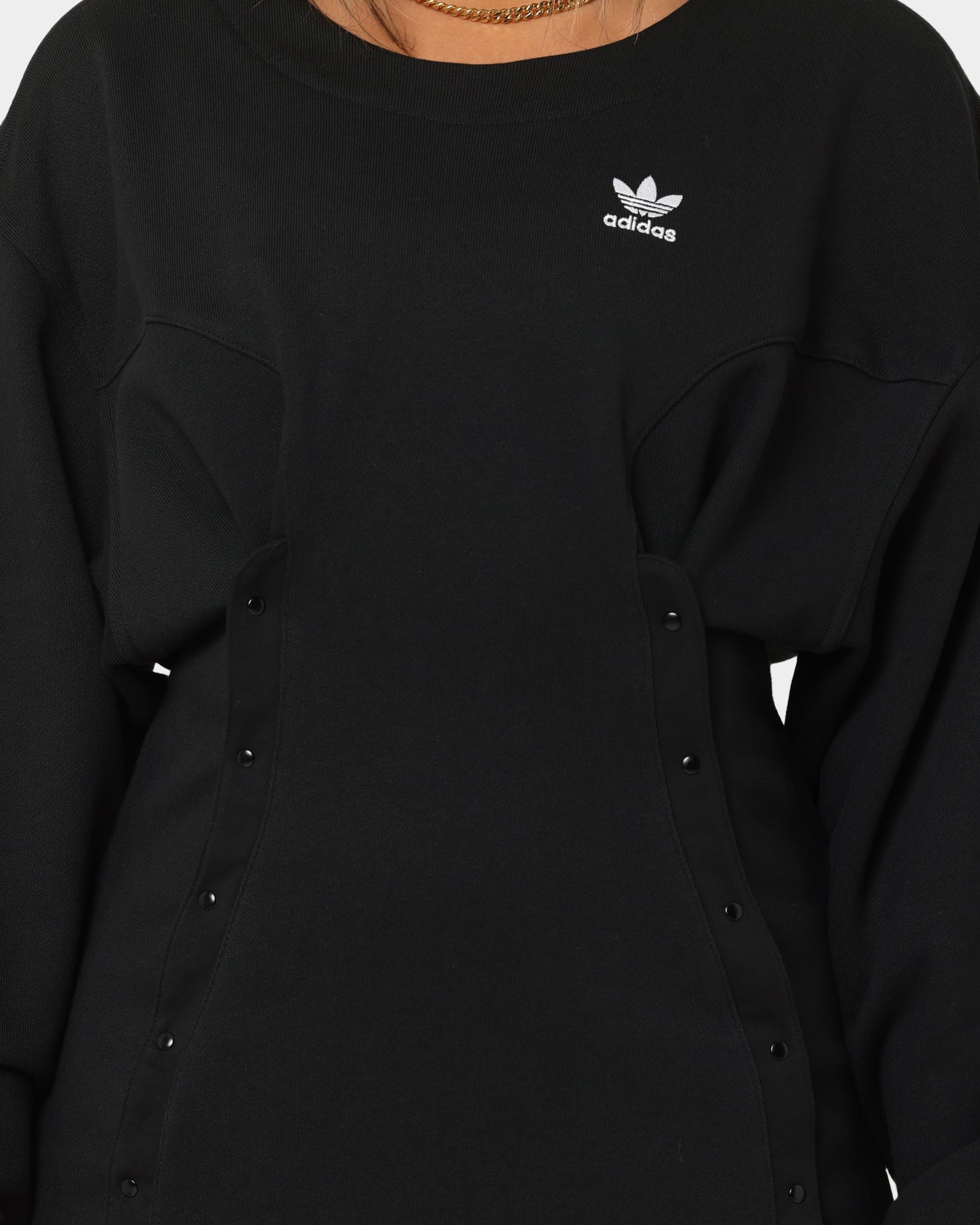 Adidas Women's Always Originals Sweater Dress - Black | Casual Wear, Street Style & Lounge Outfit for Everyday Comfort