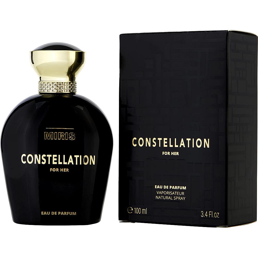 Miris Constellation Eau De Parfum Spray for Women - 3.4 Oz Floral Fragrance | Long Lasting Luxury Perfume for Date Night, Evening Events & Special Occasions