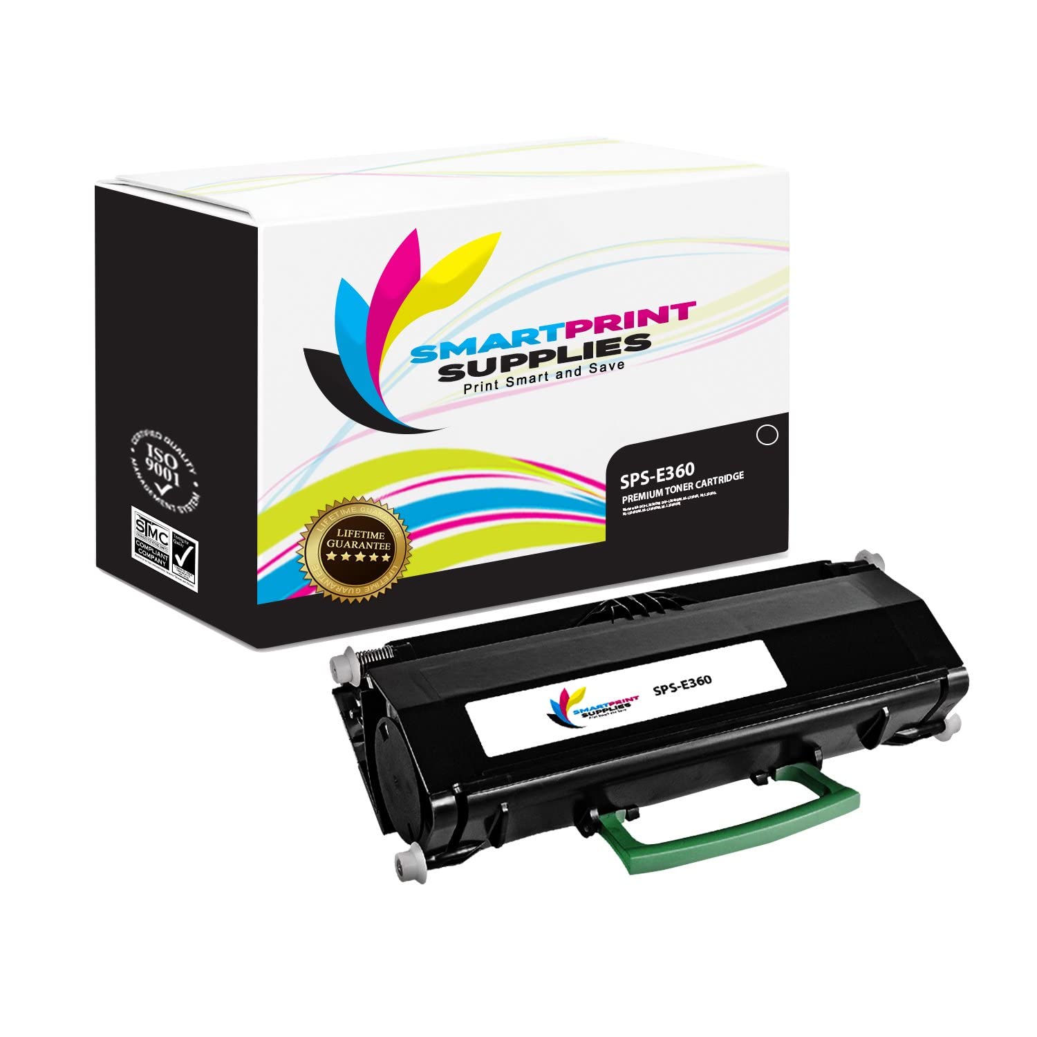 High Yield Black Toner Cartridge Replacement for Lexmark E360 E460 E462 Printers - Compatible with E360H11A E360H21A (9,000 Pages) - Perfect for Office Printing, Document Production & High-Volume Business Use