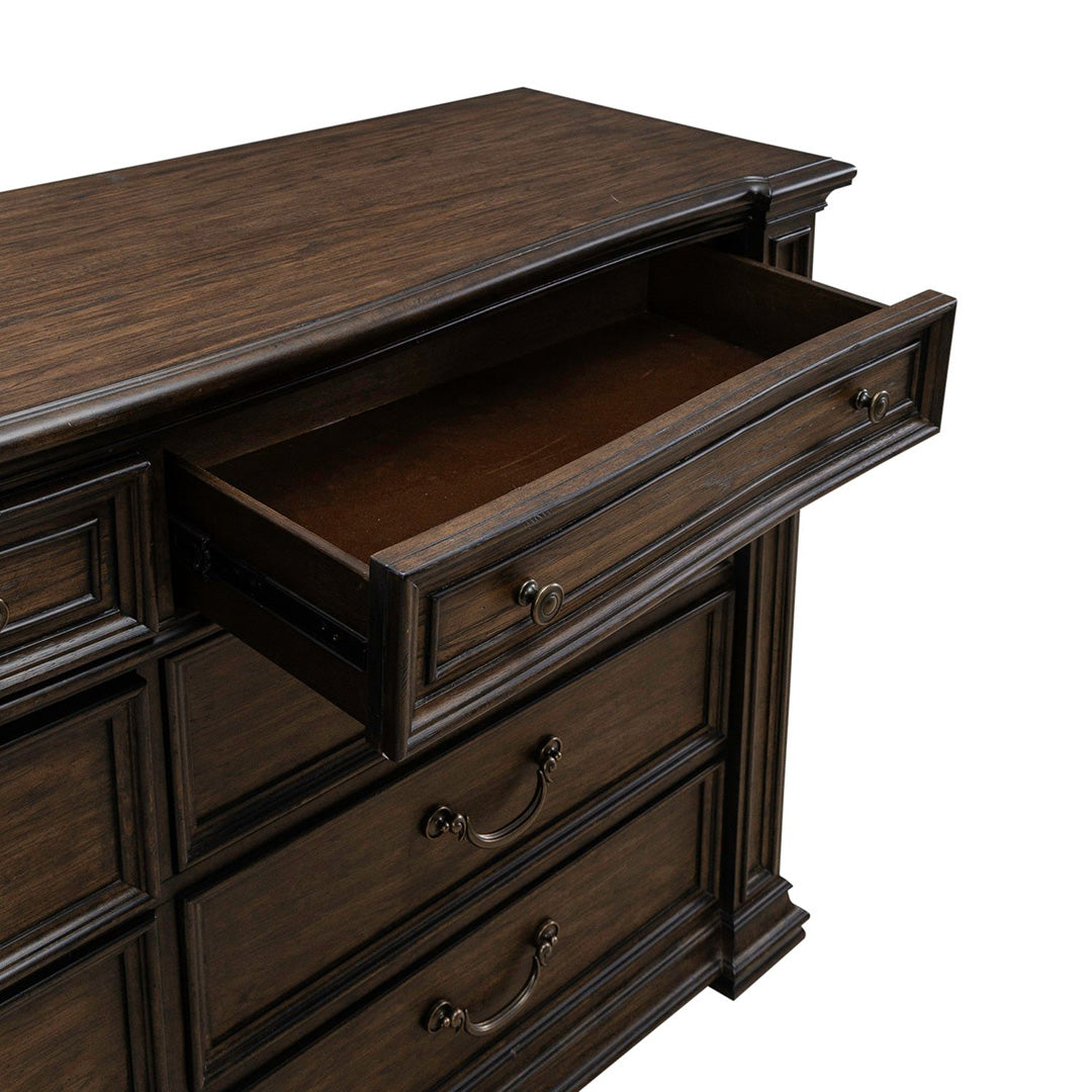 Provence Park Bedroom Furniture Set - Elegant French Country Style Bed Frame, Nightstand & Dresser for Cozy Home Decor | Perfect for Master Bedrooms, Guest Rooms & Vacation Homes