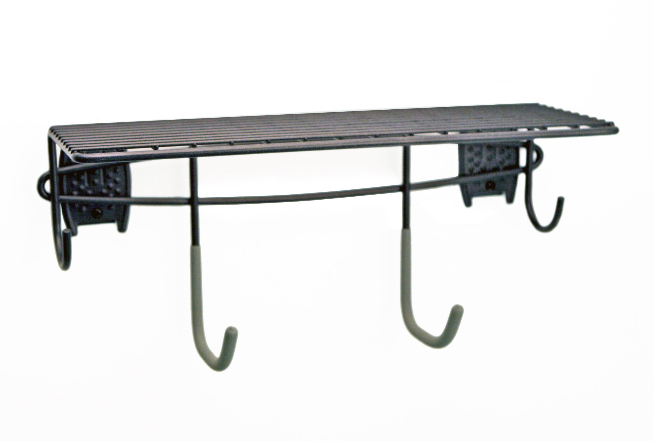 Wall Mounted Activity Organizer Shelf with Hooks - Perfect for Kids Room, Classroom & Playroom Organization