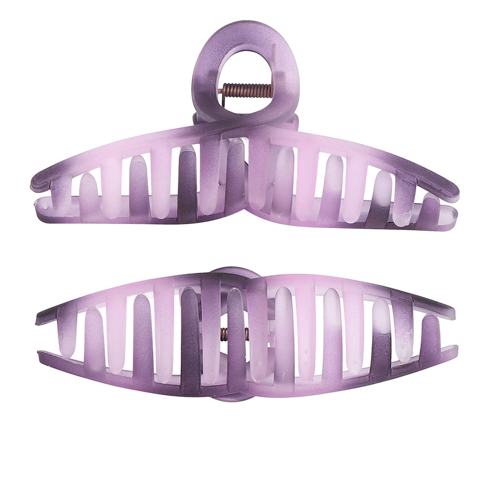 Matte Hair Claw Clip - Light Purple Hair Barrettes for Women, Non-Slip Hair Clamp for Ponytail & Bun, Simple Hair Styling Accessories for Daily Use, Work & Special Occasions