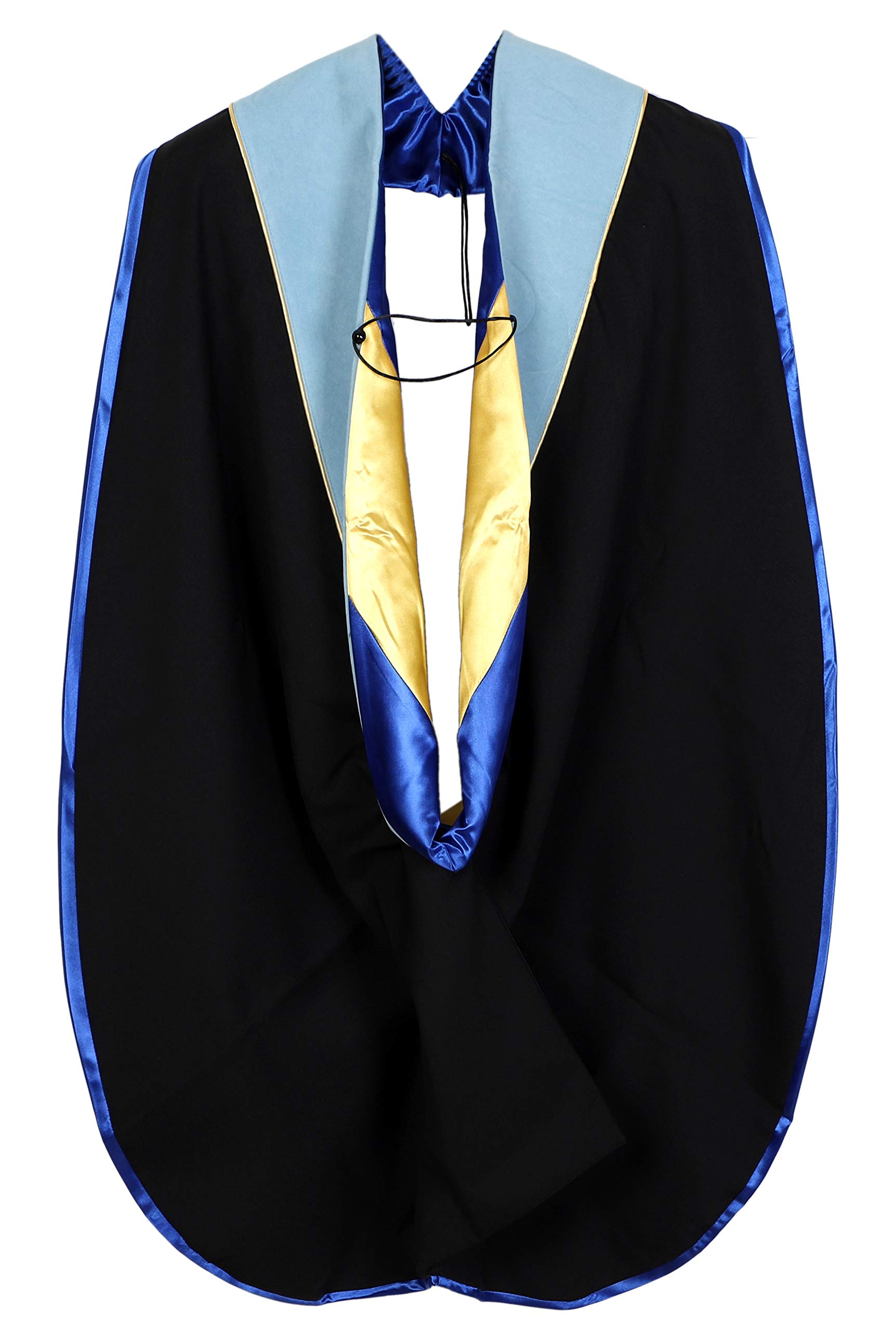 Newrara Unisex Deluxe Graduation Gown Set with Hood & Tam - 8-Piece Commencement Package for Graduation Ceremonies, Photos & Academic Events