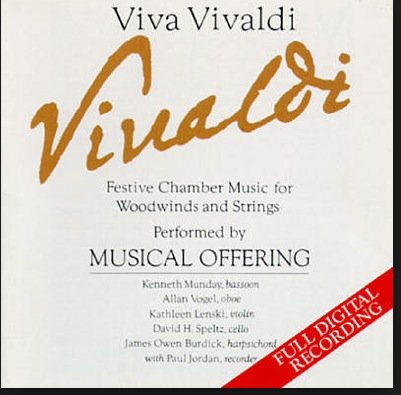 Viva Vivaldi - Festive Chamber Music for Woodwinds and Strings - Vinyl LP Record | Baroque Classical Music Collection | Perfect for Holiday Gatherings & Relaxing Evenings