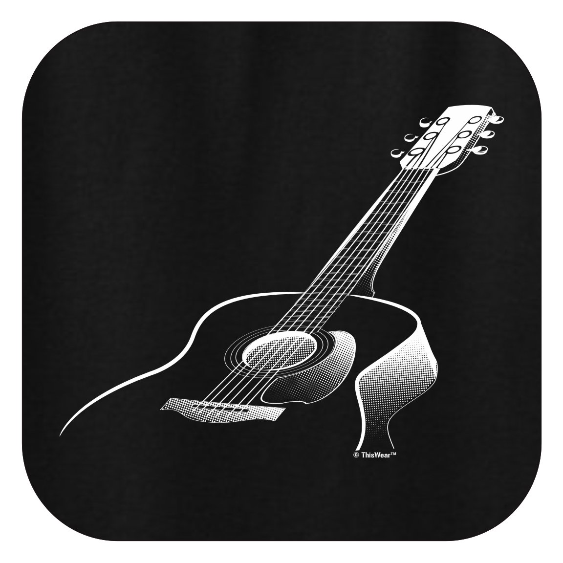 3D Acoustic Guitar Music Lover T-Shirt - Long Sleeve Graphic Tee for Musicians & Band Fans - Perfect Gift for Guitar Players, Concerts & Music Festival Outfits