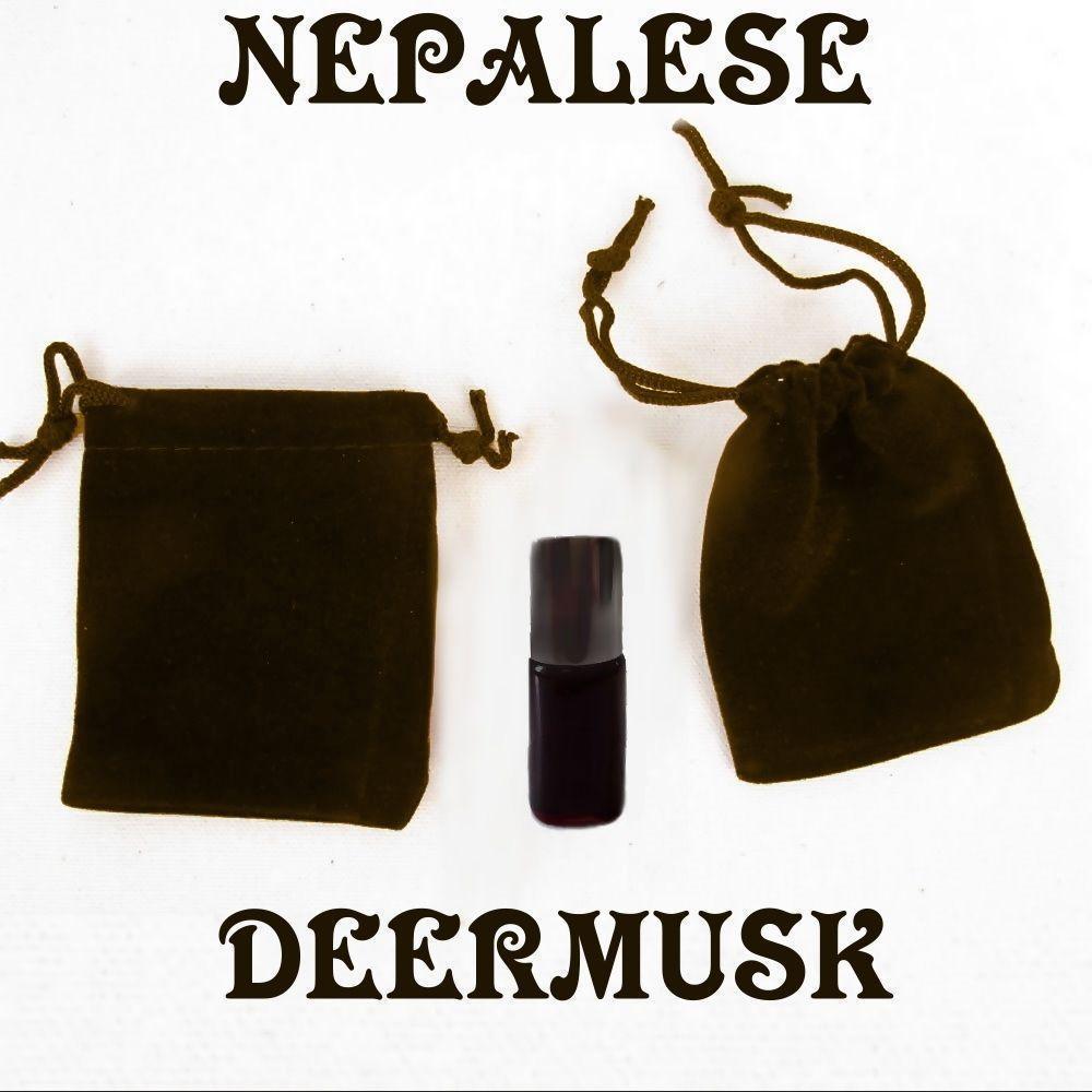 Authentic Wild Nepalese Kasturi Real Black Deer Musk Nafa Pheromones Attar Oil 3ML - Natural Perfume, Aromatherapy & Spiritual Use for Meditation, Romance & Confidence Boost