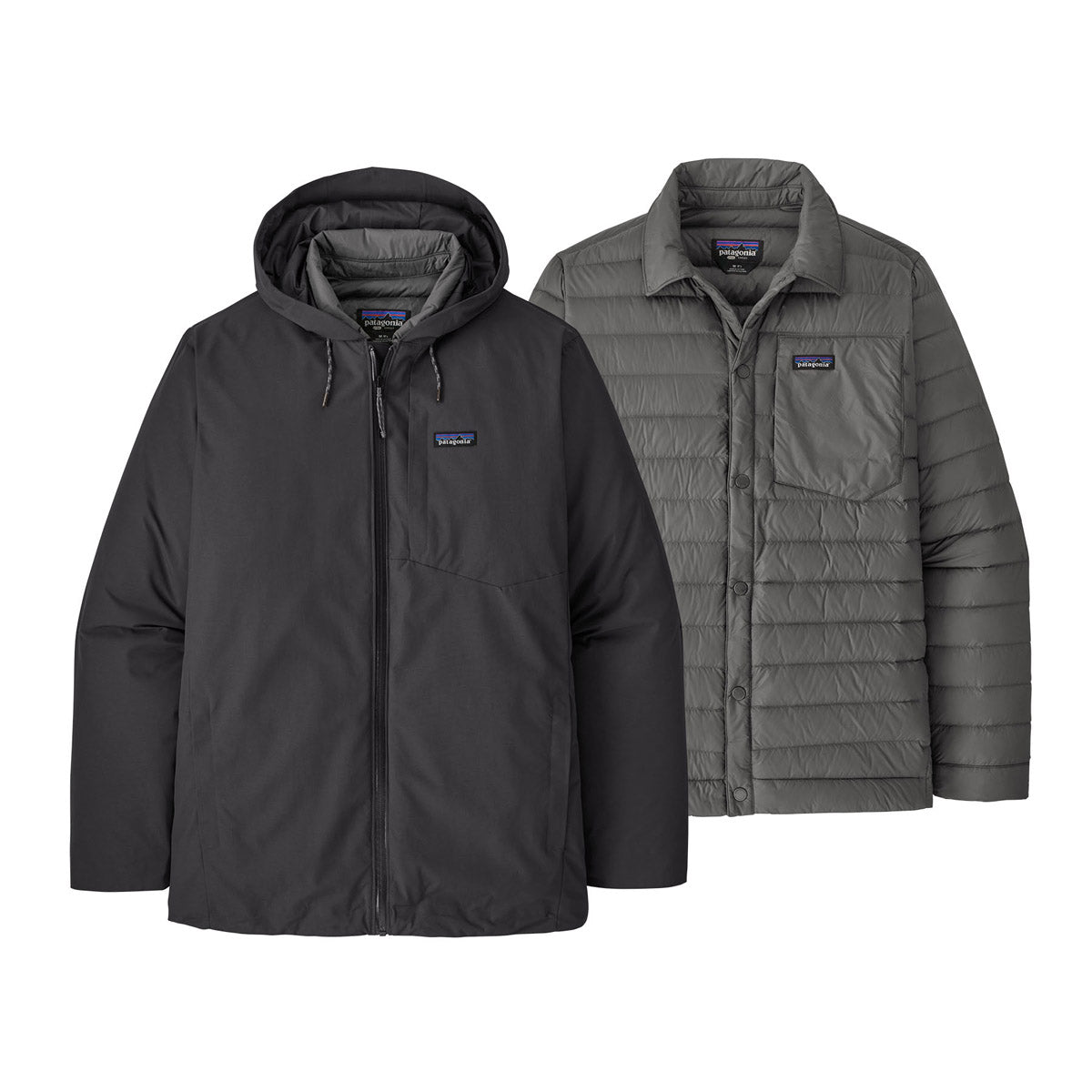 Men's 3-in-1 Waterproof Windproof Insulated Jacket for Hiking, Skiing & Outdoor Adventures - Downdrift All-Season Convertible Parka