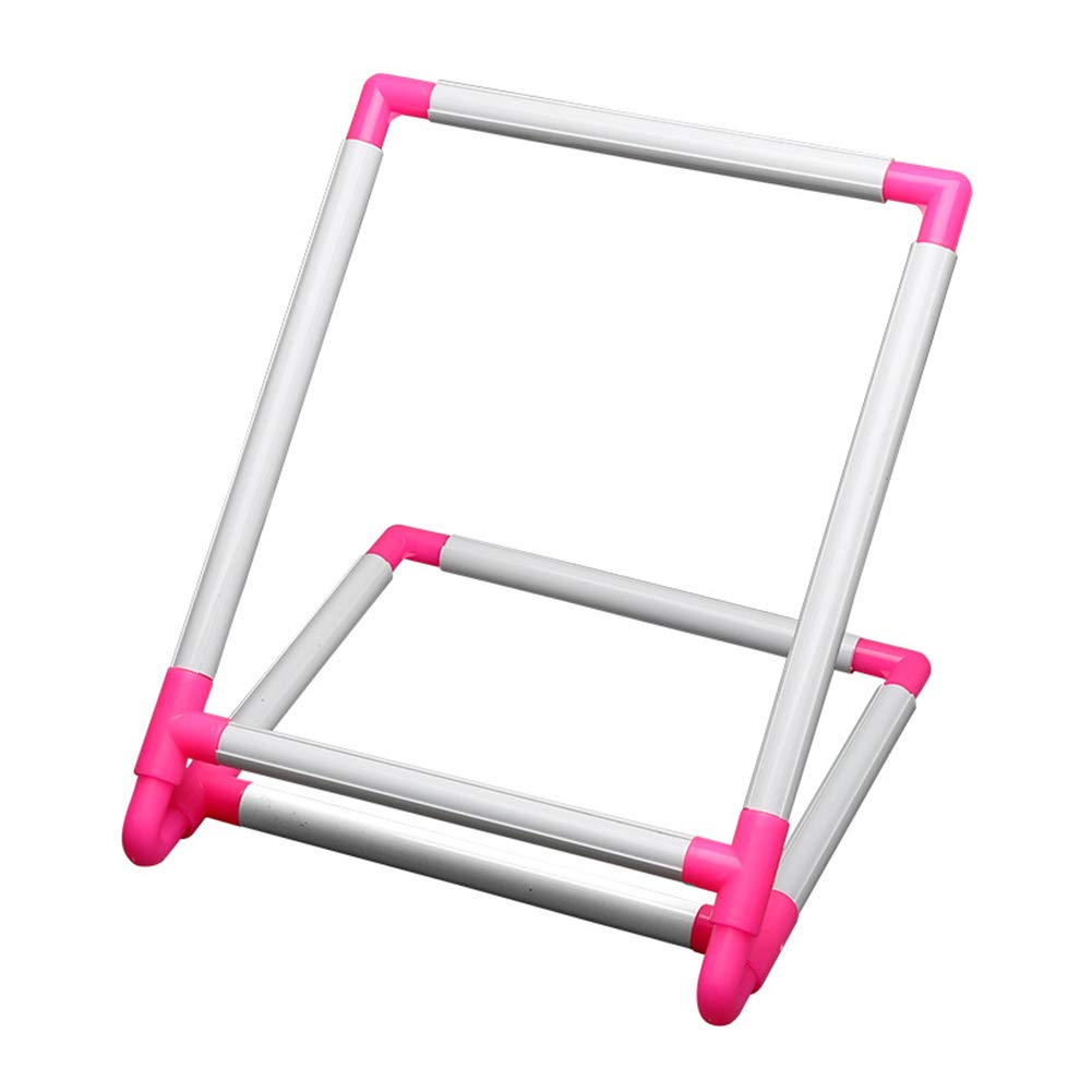 Universal Embroidery Clip Frame & Cross Stitch Hoop - Adjustable Embroidery Sewing Stand Tool for Quilting, Needlepoint, Silk Painting - Perfect for DIY Craft Projects, Home Decor, and Gift Making