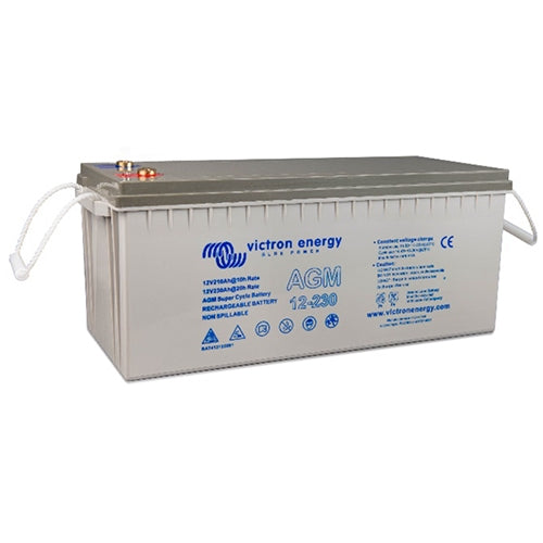 Victron Energy 12V 170Ah AGM Deep Cycle Battery with M8 Terminals - Perfect for Solar Power Systems, Marine & RV Applications