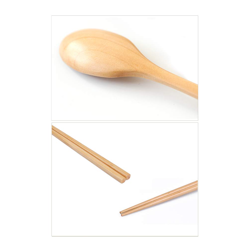 Premium 2-Pack Wooden Chopsticks Set - Korean Style Dining Chopsticks for Sushi, Ramen & Asian Cuisine - 10-Piece Dinnerware Combo - Eco-Friendly & Durable for Home, Restaurants & Gifts