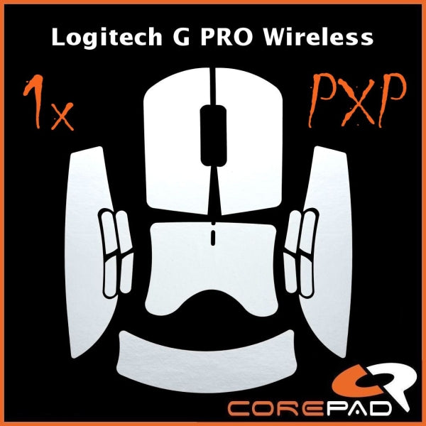 Corepad PXP Grips for Logitech G Pro Wireless (GPW) Mouse - Non-Slip Gaming Grip Tape for Enhanced Control and Comfort - Perfect for FPS, MOBA, and Esports Gaming