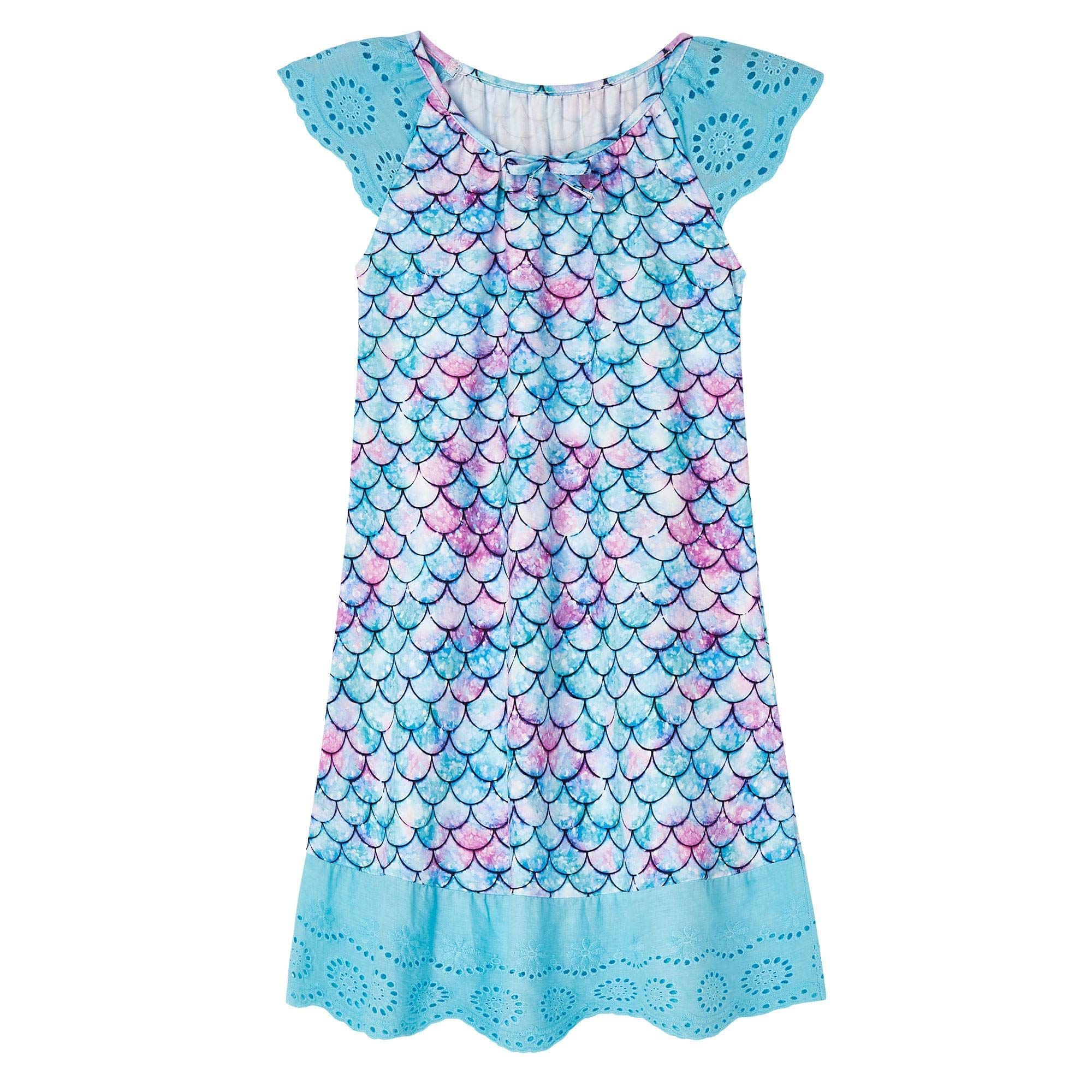 Cute Princess Nightgowns for Girls 5-12 Years - Flutter Sleeve Sleepwear Dress for Kids & Teens | Perfect for Sleepovers, Bedtime & Cozy Nights