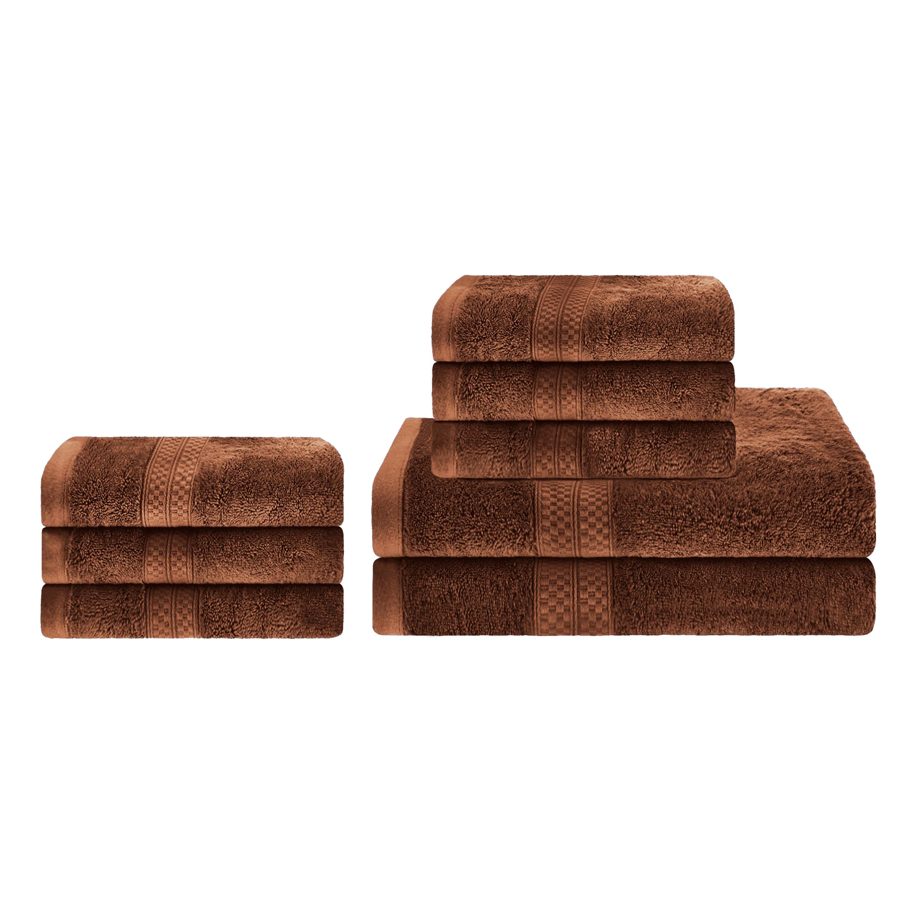 Ultra Soft Rayon Bamboo Cotton Blend Bath & Hand Towel Set | Eco-Friendly, Absorbent & Luxurious for Spa, Bathroom & Guest Use