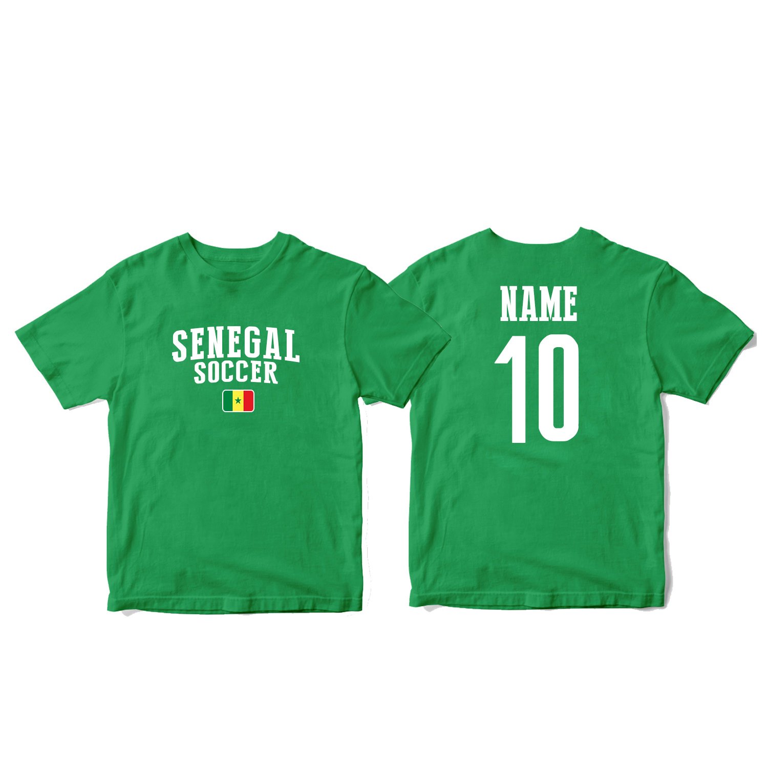 Senegal National Team Men's Soccer Jersey - Official Flag Pride T-Shirt for Fans & Players - Perfect for Games, Support & Casual Wear