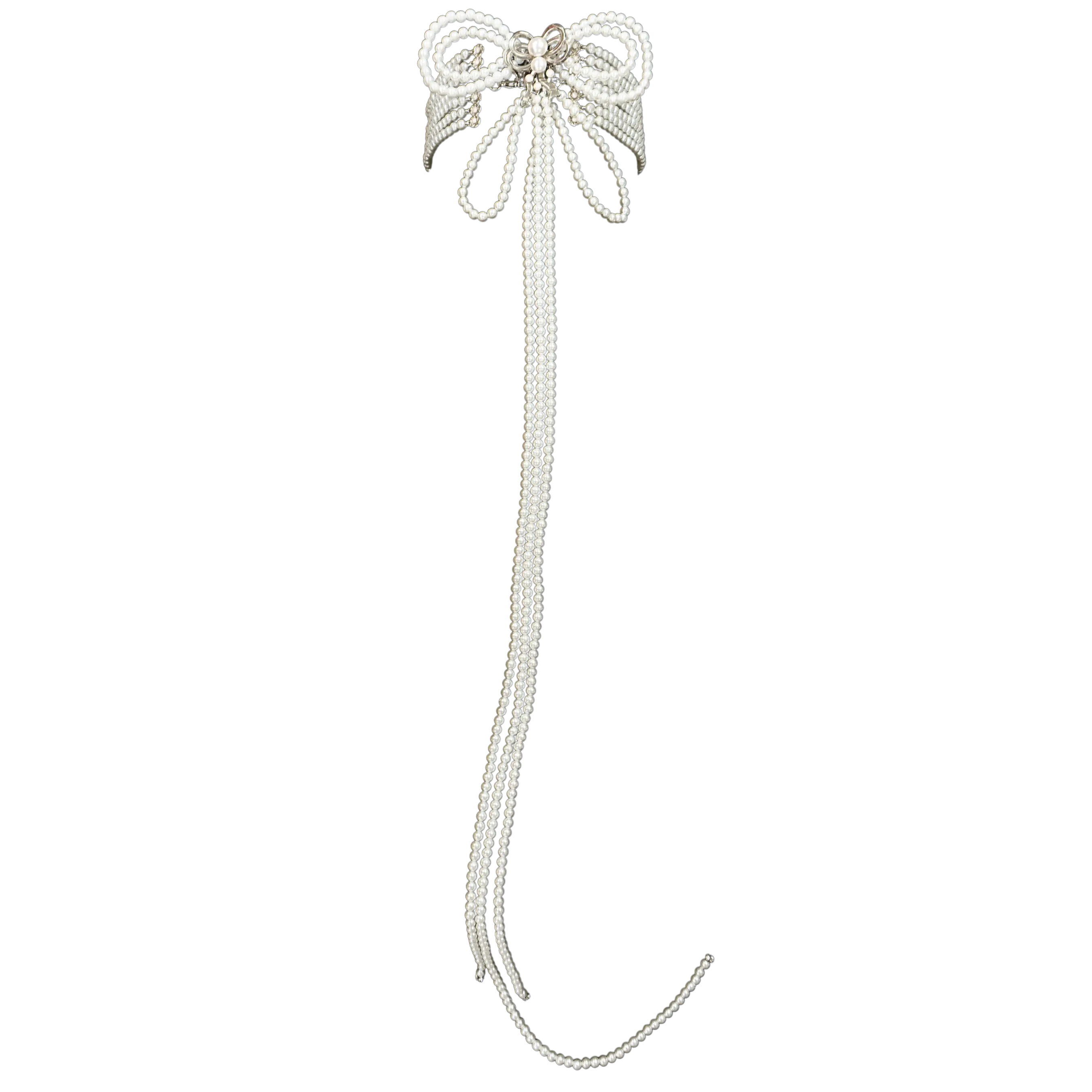Elegant Pearl Choker Necklace for Women - Vintage Pearl Collar Necklace with Adjustable Chain - Perfect for Weddings, Parties & Special Occasions
