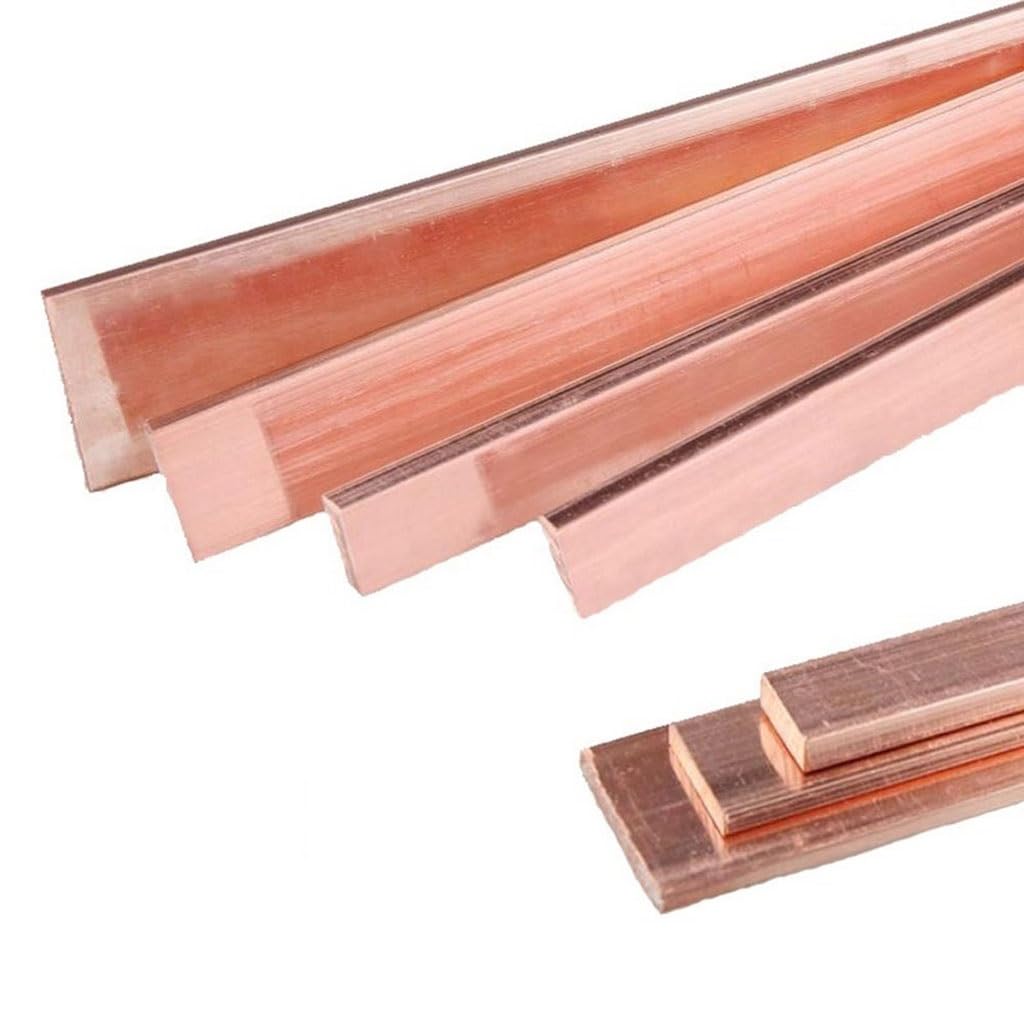 Pure Copper Plate - 1/1.5/2/3/4/5mm Thickness Red Copper Strip, Foil & Bar for DIY Projects - 1.5x15x250mm Size (1pc) - Perfect for Electrical Work, Jewelry Making & Crafting