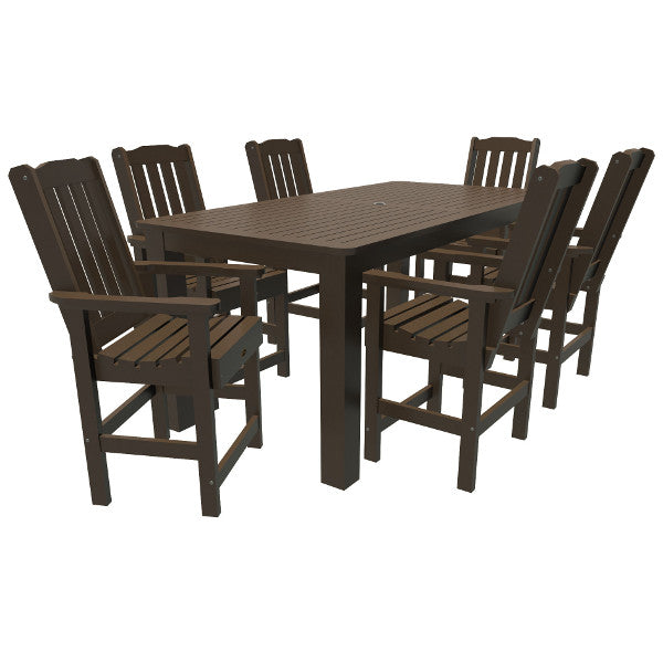 Springville 7-Piece Counter Height Dining Set - Modern Kitchen Bar Table & Stools for Small Spaces, Breakfast Nook & Apartment Living