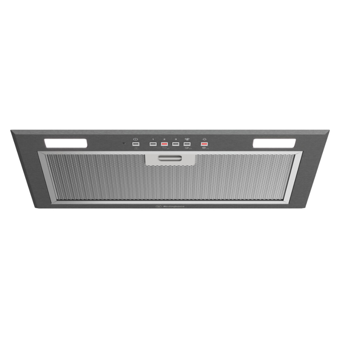 Westinghouse 52cm Integrated Undermount Range Hood with Hob2Hood Technology in Dark Stainless Steel - WRI525BC | Modern Kitchen Ventilation for Gas Cooktops & Stoves
