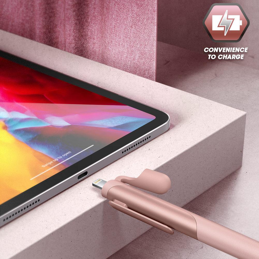 Apple Pencil 1 Case - Rose Gold Silicone Protective Cover with Grip | Compatible with iPad Pro, iPad Air & iPad Mini | Perfect for Drawing, Note-Taking & Digital Art