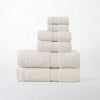 Premium Organic Cotton 6-Piece Plush Towel Set - Ultra Soft, Absorbent & Eco-Friendly Bath Towels for Spa, Gym, and Luxury Home Use