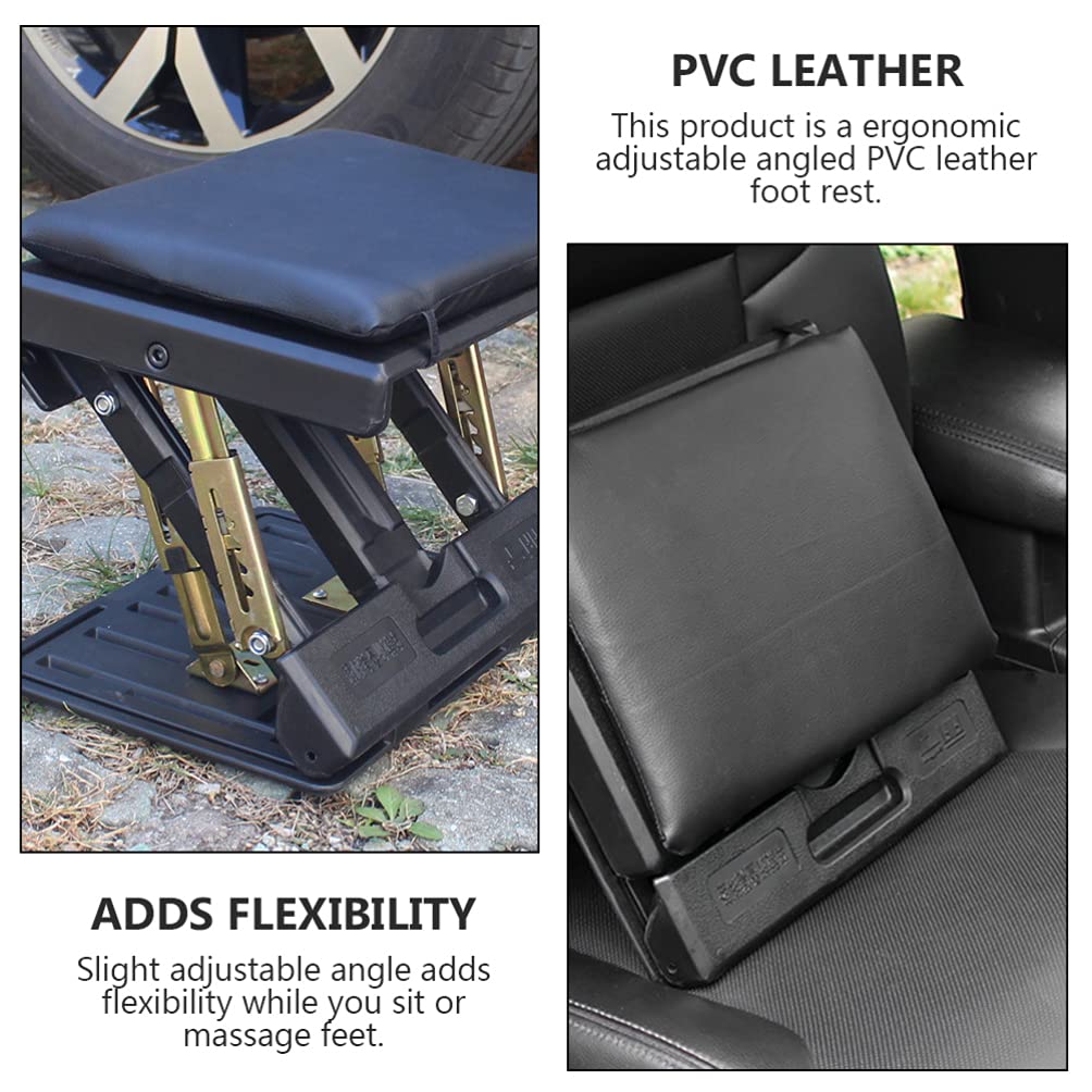Foldable Car Footrest Cushion - Adjustable Vehicle Foot Support Pad for Leg Pressure Relief & Comfort | Perfect for Long Drives, Road Trips & Office Use