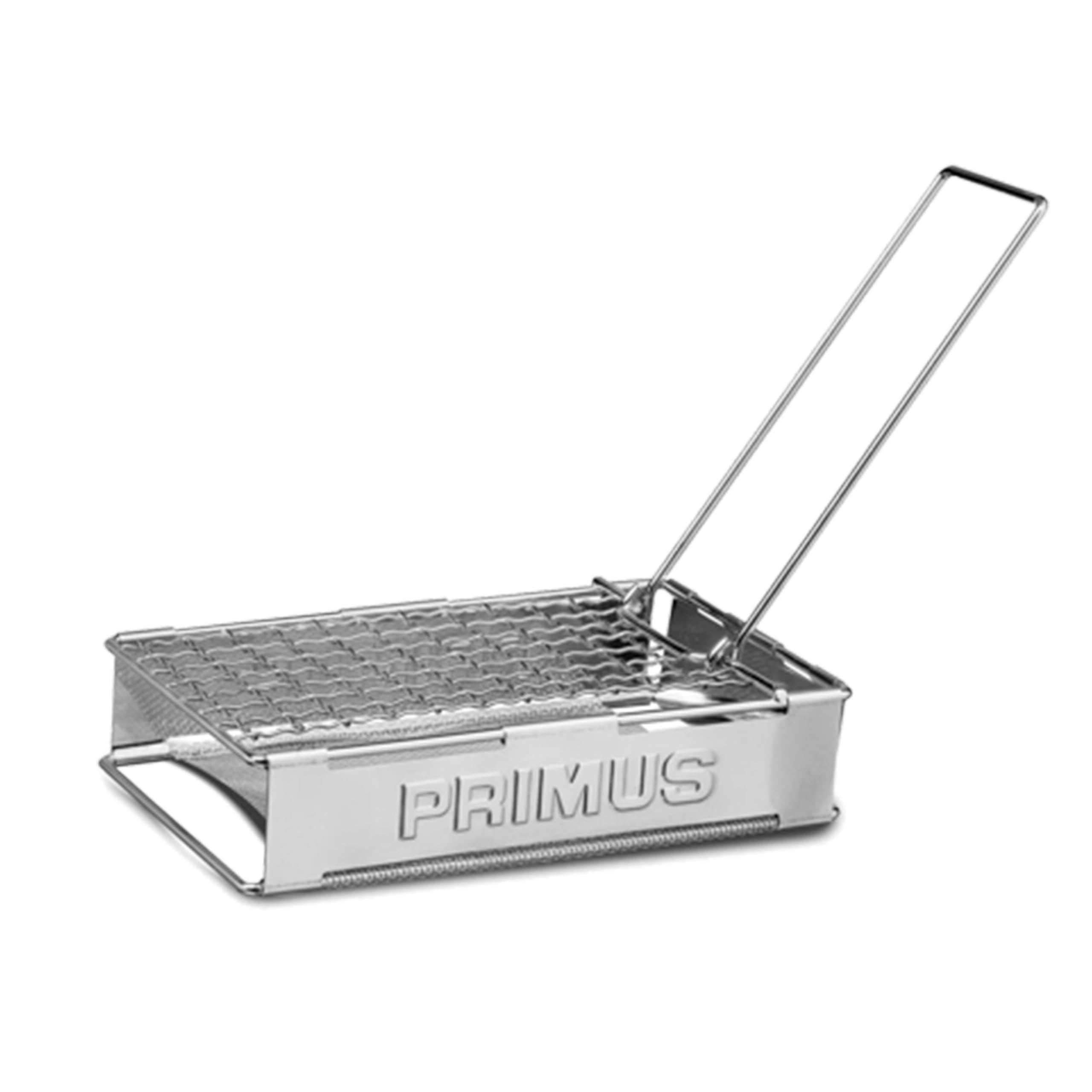 Primus Camping Toaster for Gas Stove - Stainless Steel Foldable Travel Toaster (17x14cm) - Portable Hob Toaster for Camping, Hiking & Outdoor Adventures - Perfect for RV Trips, Backpacking & Picnics