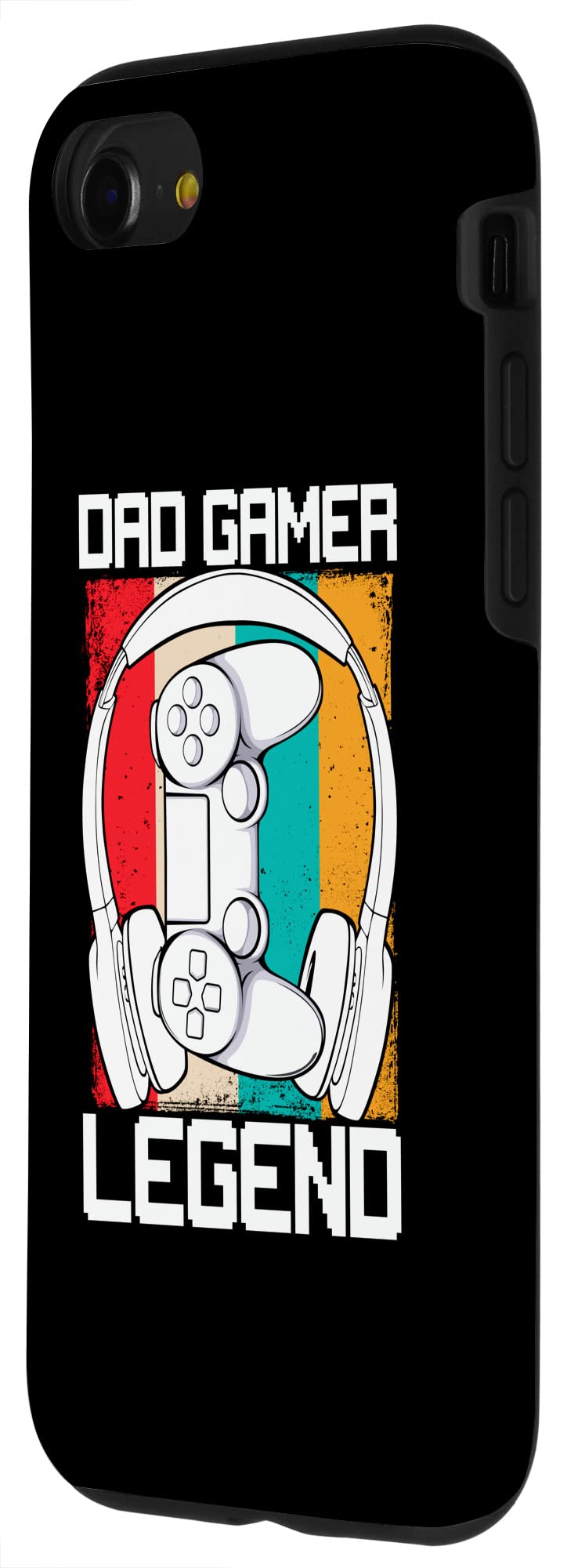 iPhone SE (2020) / 7 / 8 Retro Video Game Controller Phone Case - Perfect Gift for Dad Gamers on Father's Day - Compatible with Mobile Gaming & Arcade Style Play