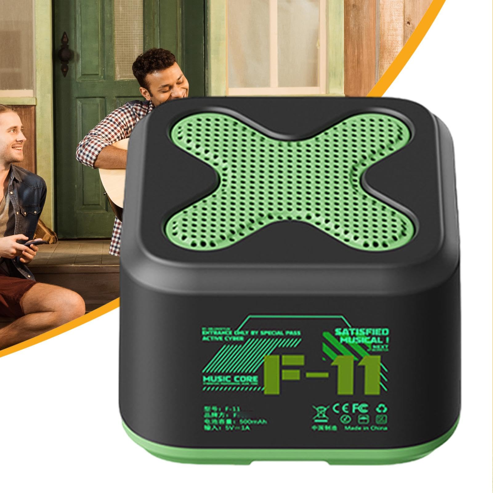 Outdoor Waterproof Wireless Speakers with Subwoofer - Portable Bluetooth Speaker for Camping, Beach, Car, Shower, Party, and Home Use