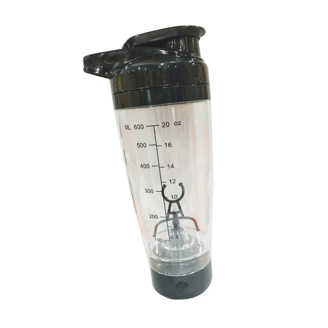 Premium 600ml Battery Operated Electric Shaker Blender - Portable Protein Shake Mixer for Gym, Travel & Home Use - Leakproof Fitness Bottle for Smoothies & Meal Replacement Drinks