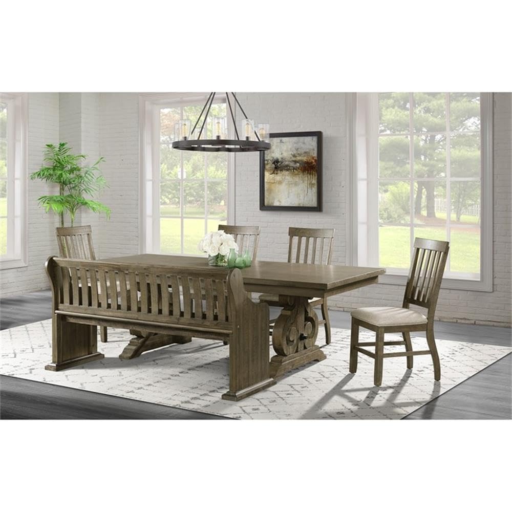 Picket House Furnishings Stanford Pew Bench - 48
