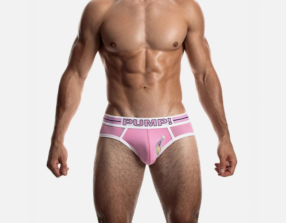 PUMP! Space Candy Brief Pink - Soft & Comfortable Women's Underwear for Everyday Wear - Perfect for Workout, Lounge & Sleep