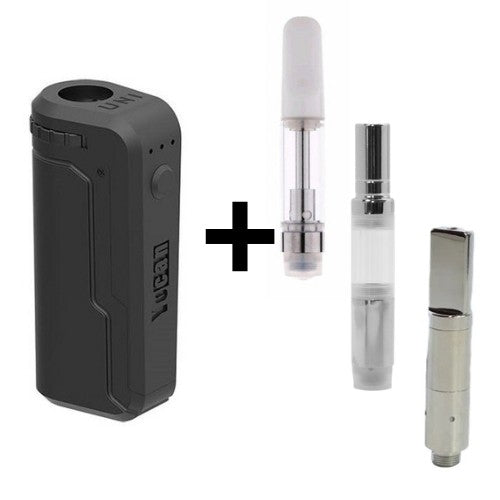 Yocan Uni Box Mod Vaporizer Kit - Portable 510 Thread Battery for Oil Cartridges | Perfect for Discreet Vaping On-The-Go, Travel & Outdoor Use