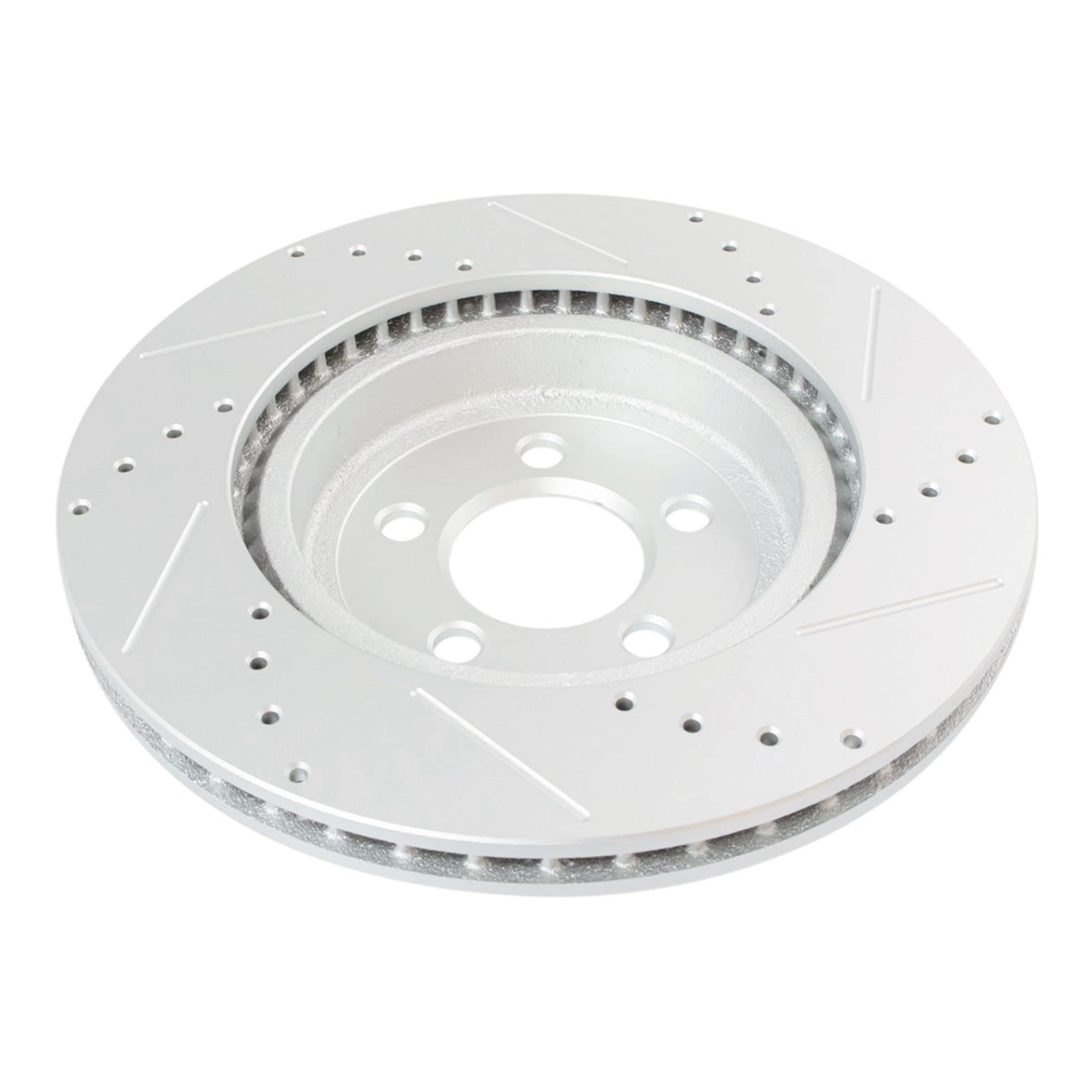 High-Performance Ceramic Brake Pads & Drilled Slotted Rotors Kit - Front & Rear Brake Upgrade for Cars, Trucks & SUVs - Perfect for Racing, Towing & Daily Driving
