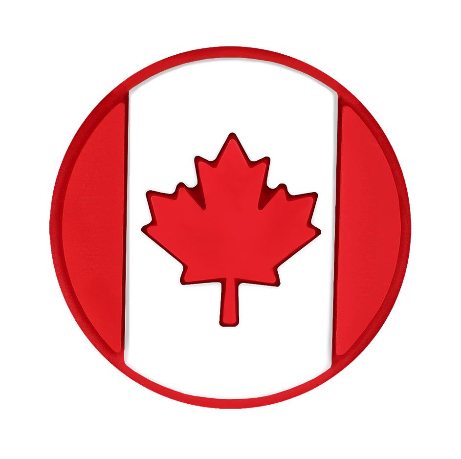 Canadian Flag Tennis Vibration Dampener - Reduce Racket Noise & Improve Control - Perfect for Tennis Players & Enthusiasts on Court