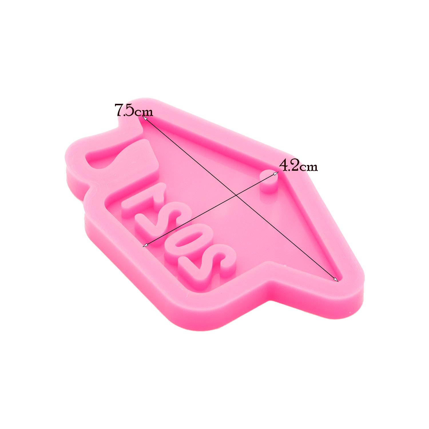 2021 Graduation Cap Silicone Mold - Doctor Hat Resin Keychain Mold for DIY Epoxy Resin Pendants, Handmade Graduation Decorations & Gifts - Perfect for Commencement Parties, School Events & Craft Projects