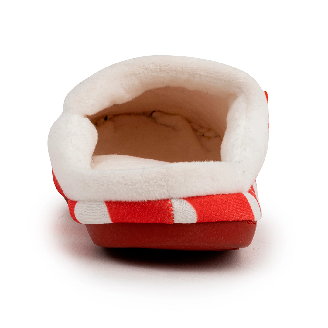 Archline Orthotic Slippers for Women & Men - Comfortable Slip-On House Shoes with Arch Support - Red Polkadot Design - Perfect for Indoor Relaxation, Post-Surgery Recovery & Plantar Fasciitis Relief