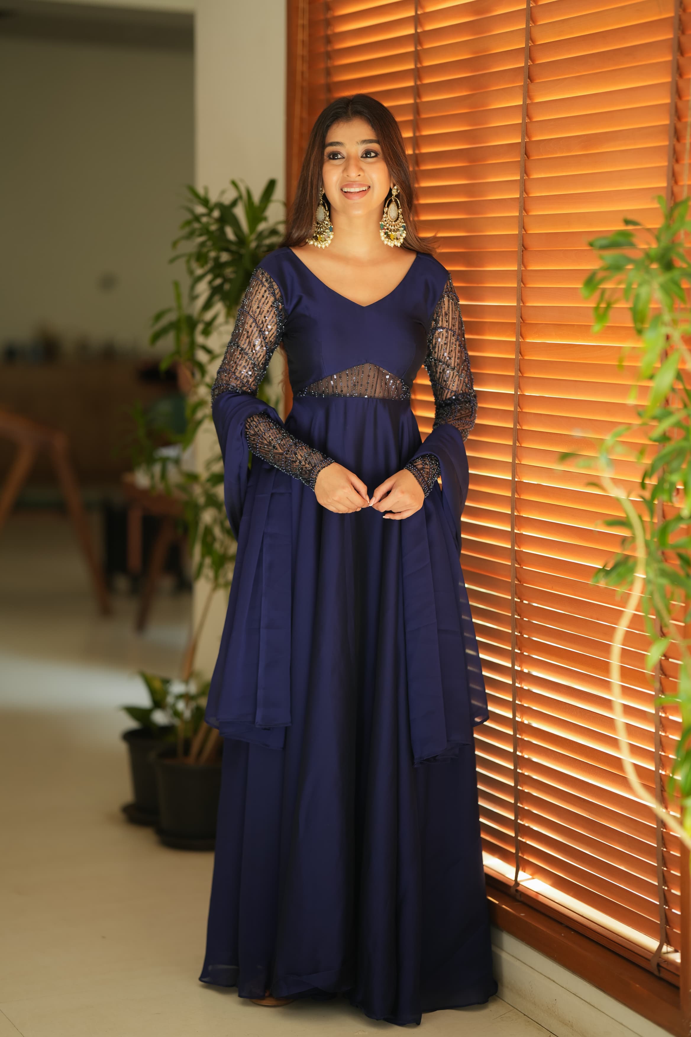 DD751 Suji Premium Anarkali Indian Ethnic Dress for Women - Elegant Party Wear & Wedding Guest Outfit for Festive Occasions