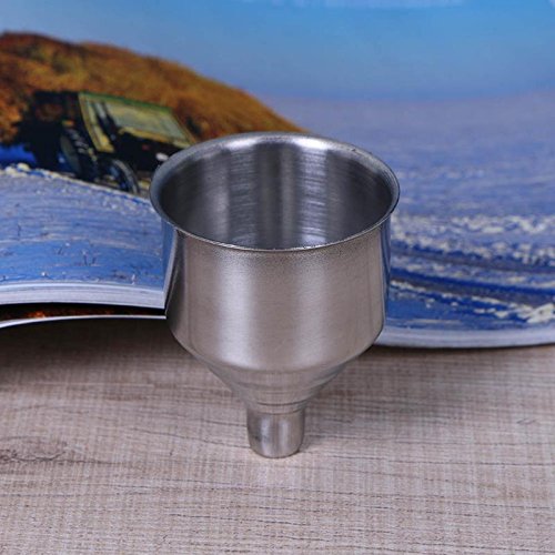 Premium Stainless Steel Kitchen Funnel - Wide Mouth Canning Funnel with Filter for Liquid Transfer - Essential Cooking & Baking Tool for Home, Restaurant & DIY Projects