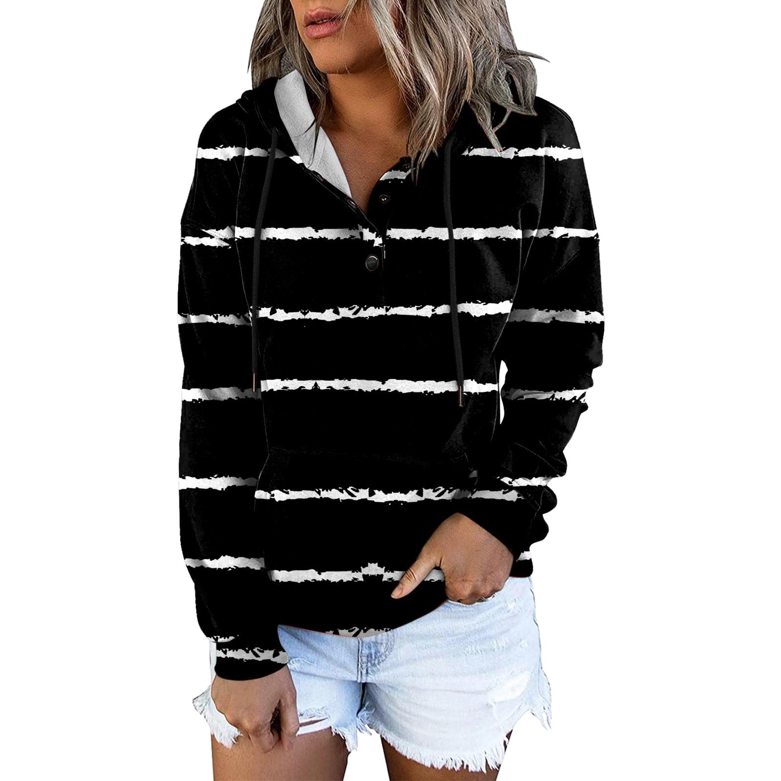 Vintage Oversized Sweatshirt for Women - Casual Long Sleeve French Terry Pullover with Print | Perfect for Lounge Wear, Street Style & Cozy Fall Outfits