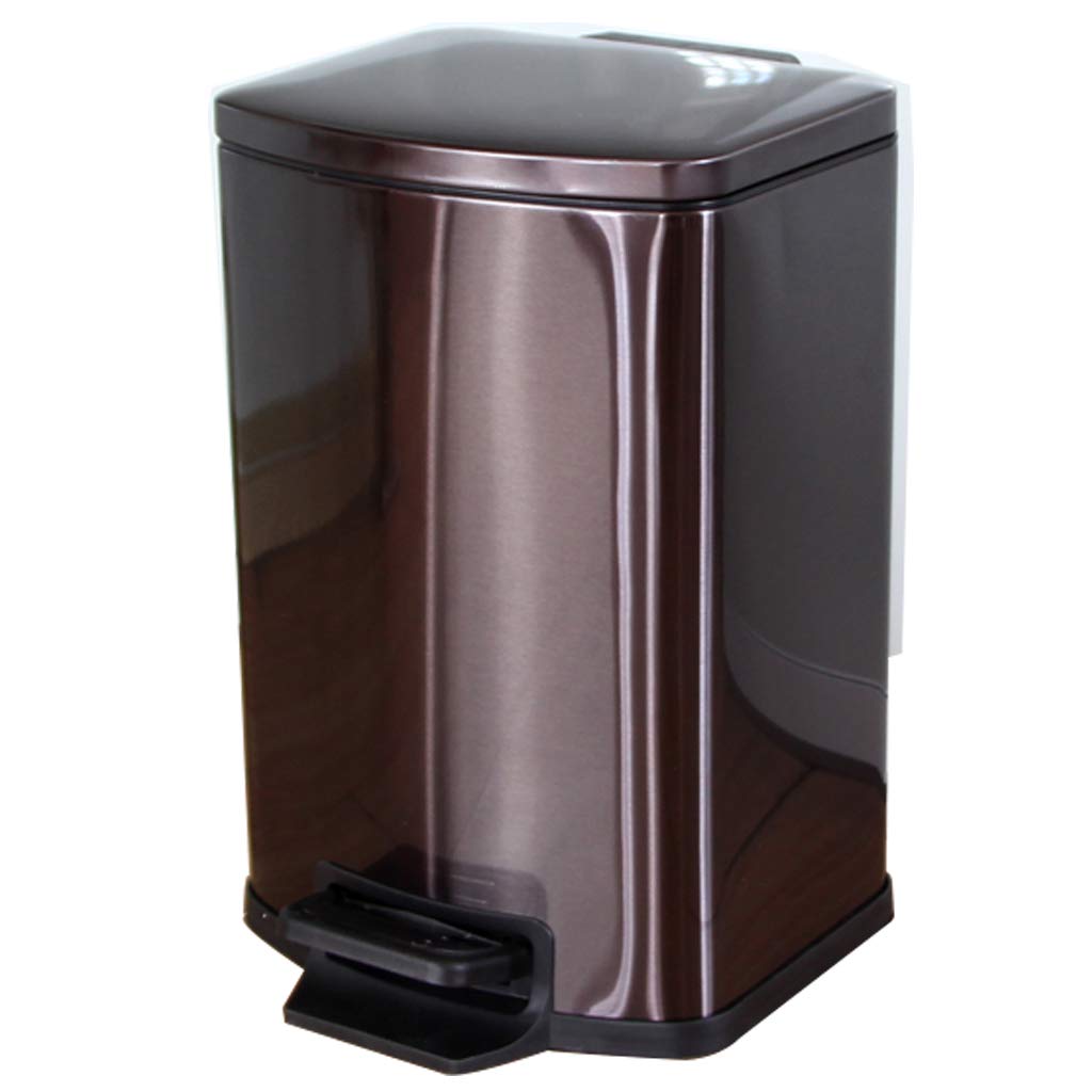 SuoANI Stainless Steel Kitchen Trash Can with Pedal - 13 Gallon Touch-Free Waste Bin with Lid for Recycling & Garbage - Perfect for Home, Office, and Restaurant Use