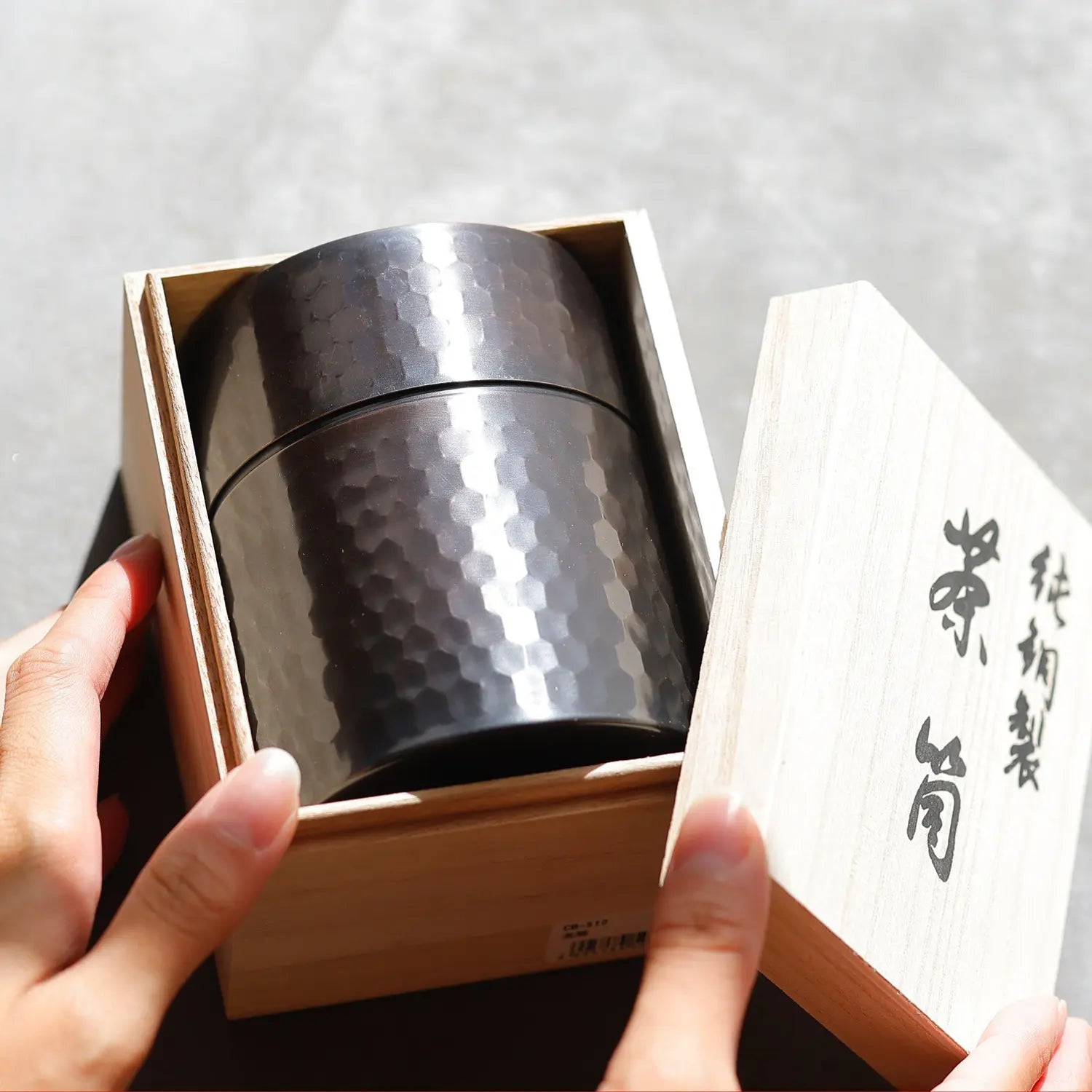 Premium Asahi Yume Japanese Copper Tea Caddy with Bamboo Lid & Caddy Spoon - Airtight Storage for Matcha, Loose Leaf Tea & Coffee - Perfect for Tea Ceremonies, Home Kitchens & Gifts