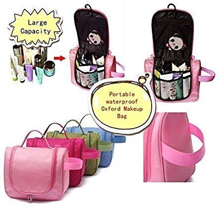 Unique Empire Waterproof Hanging Toiletry Bag - Multifunctional Travel Cosmetic Organizer for Women & Girls - Perfect for Makeup, Skincare & Travel Essentials