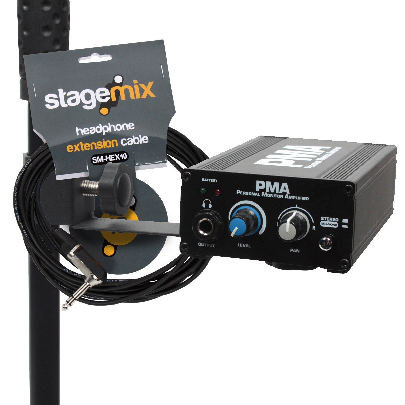 Elite Core EC-PMA-SP-10 Professional Microphone Station Pack with 10-Feet XLR Cable - Perfect for Podcasting, Live Streaming & Studio Recording