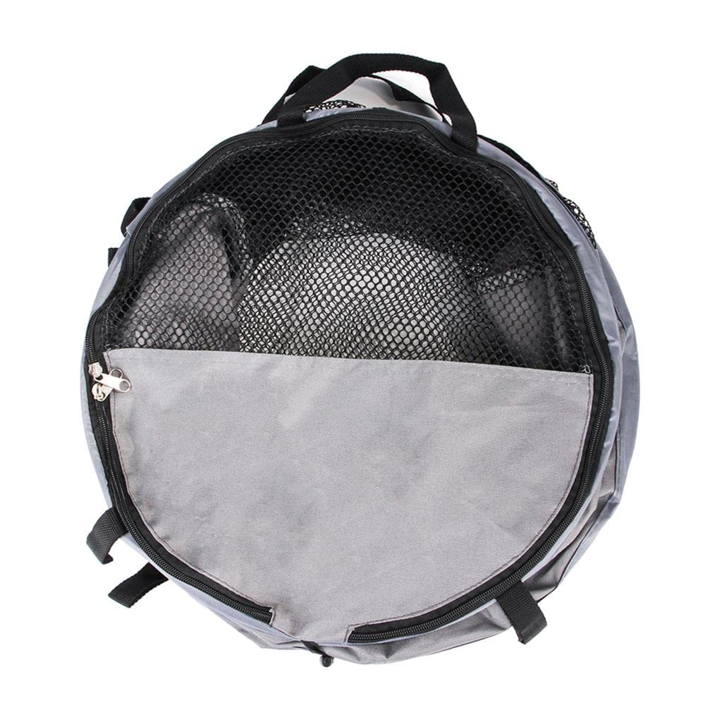 Enakshi Portable Folding Dog Carrier for Travel & Outdoor - Lightweight Pet Crate with Ventilation, Grey | Perfect for Airplane, Car Rides, Hiking & Vet Visits | Pet Supplies & Dog Accessories