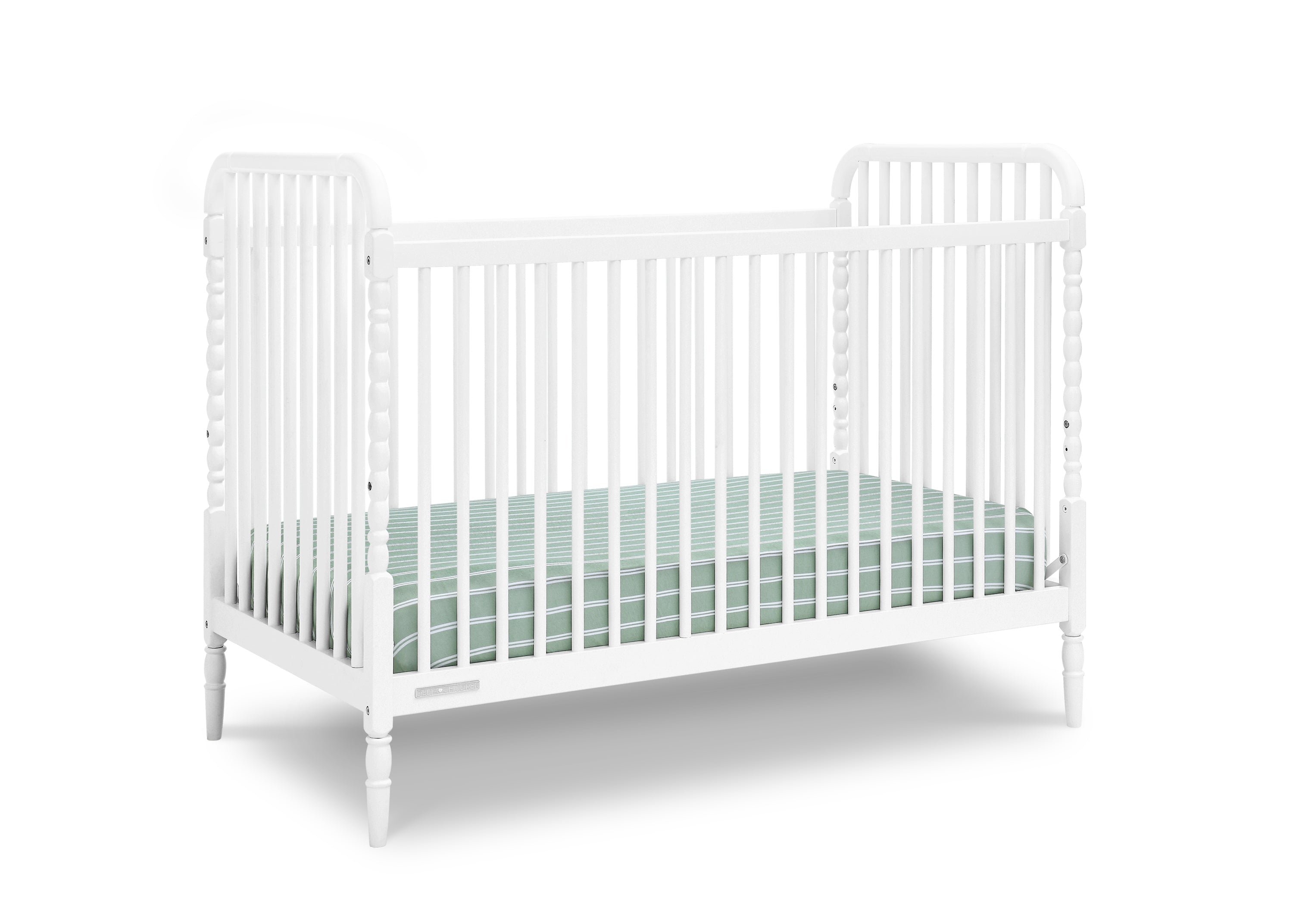 Serena 4-in-1 Convertible Baby Crib - Toddler Bed, Daybed & Full-Size Bed Frame - Nursery Furniture for Boys & Girls - Perfect for Newborns to Teens Bedroom