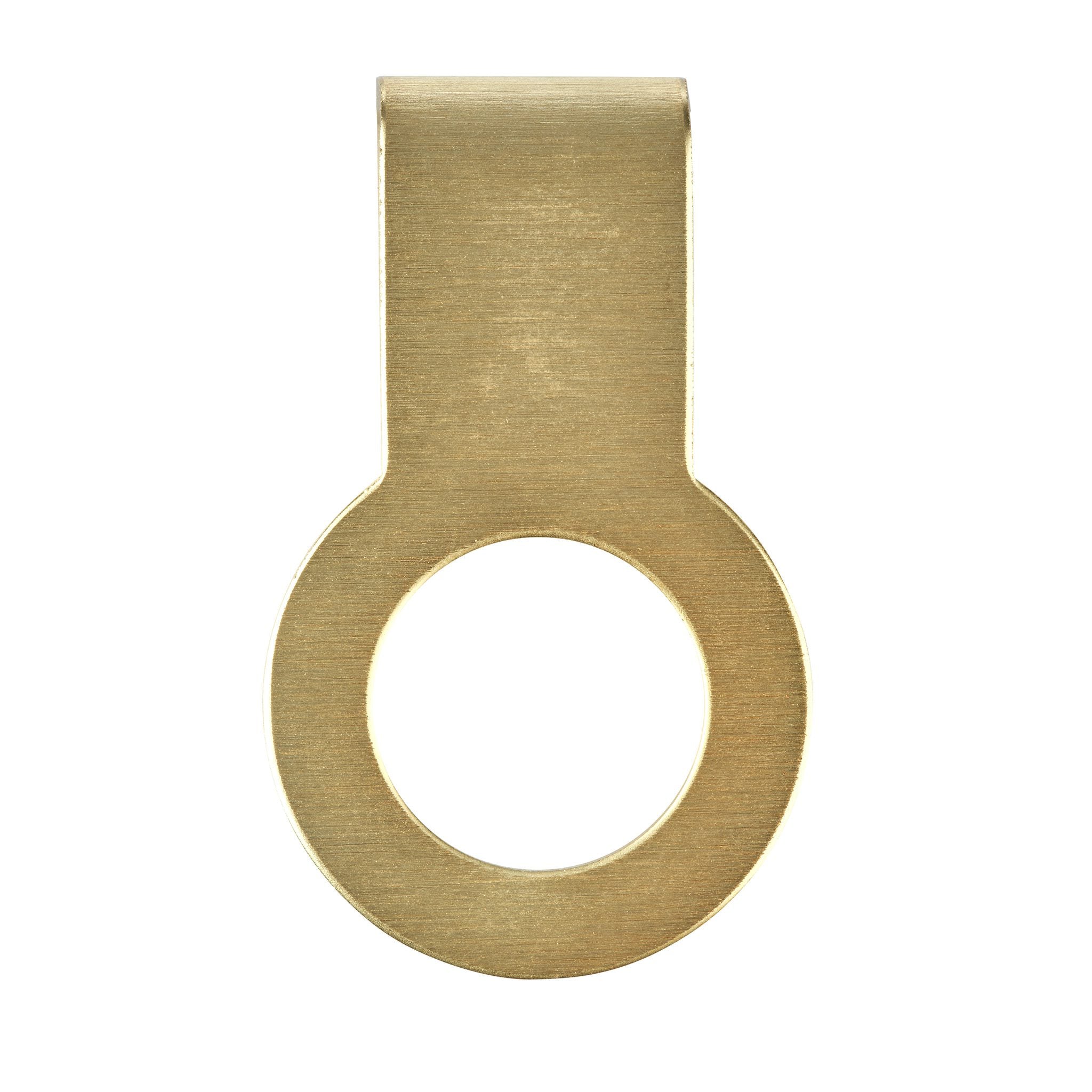 Floating Soap Dispenser Holder - Brushed Brass Finish | Modern Bathroom Organizer | Perfect for Vanity, Sink Countertop & Spa Decor