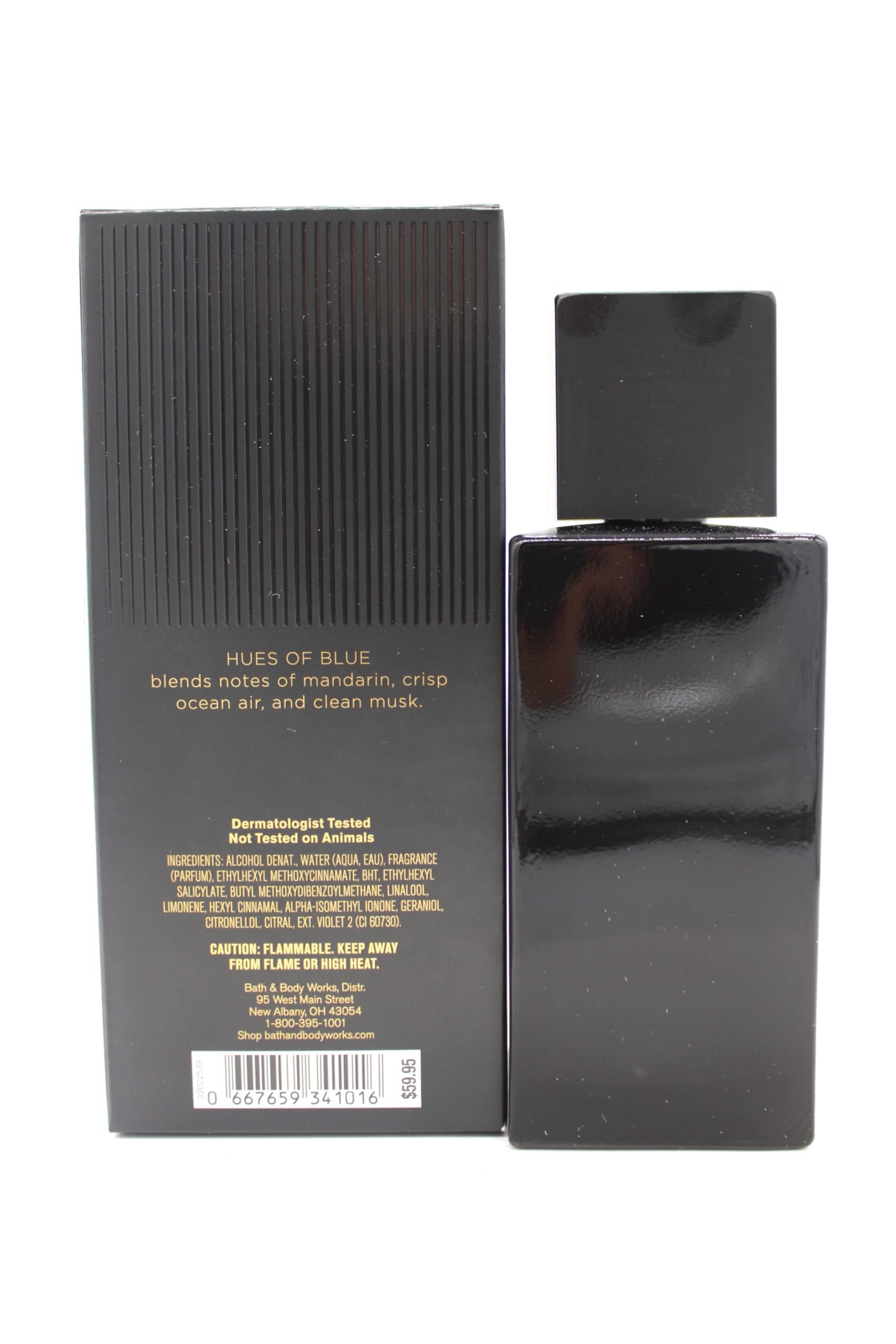 Hues of Blue Men's Cologne Body Spray - 3.4 fl oz Fresh Scent for Bath & Body Care | Perfect for Daily Use, Gym & Special Occasions