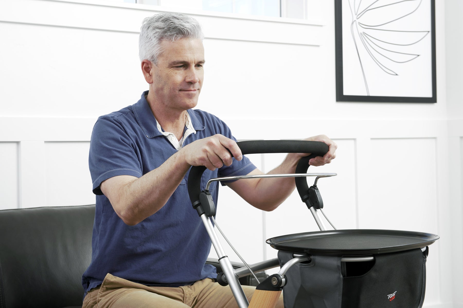 Best Indoor Rollator Walker for Seniors - Lightweight Mobility Aid with Seat & Basket - Ideal for Home Use, Shopping, and Daily Support