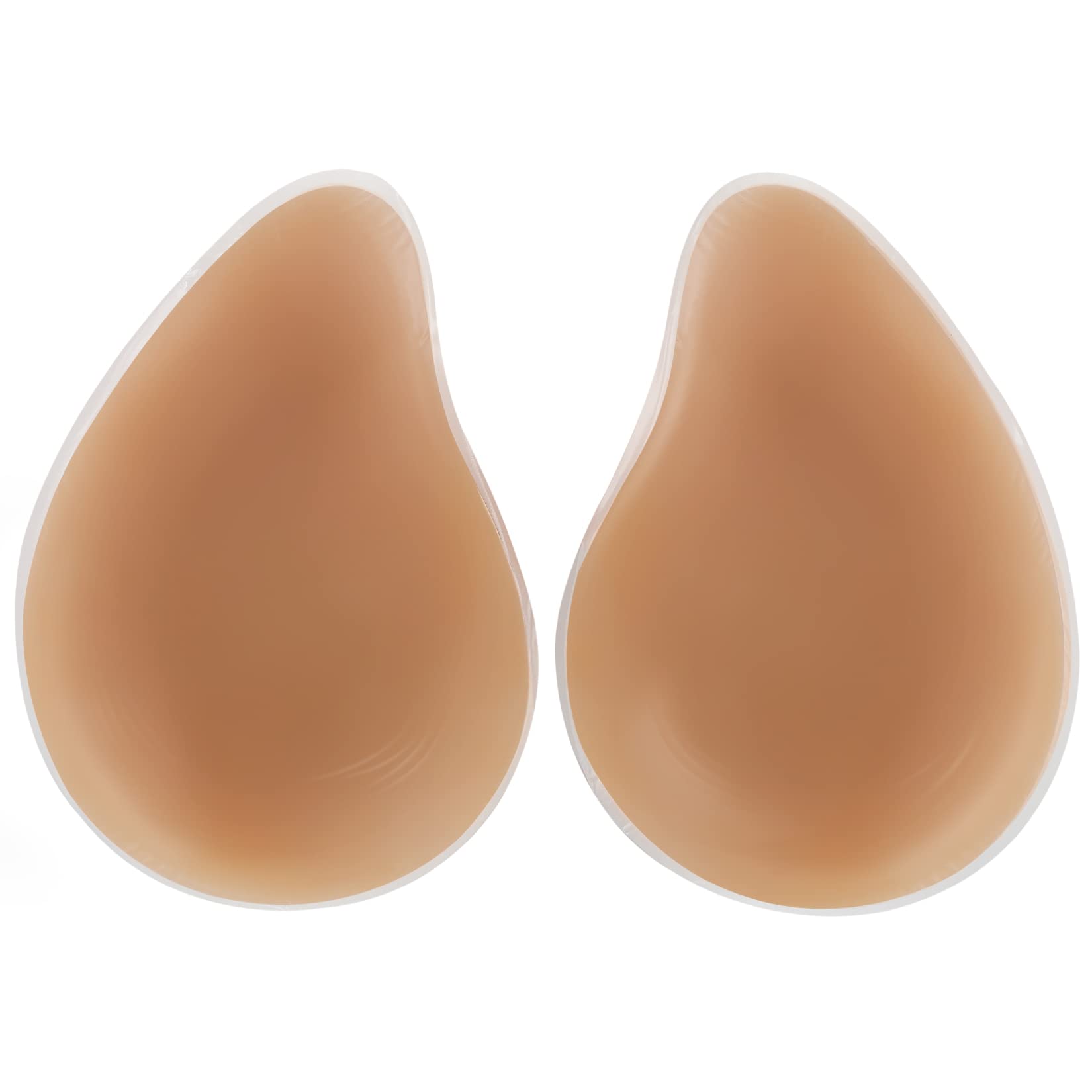 IVITA Silicone Breast Forms for Mastectomy - Irregular Side Fake Boobs, Prosthesis Bra Enhancer Pads | Post-Surgery Comfort & Natural Look for Swimwear, Dresses & Everyday Wear