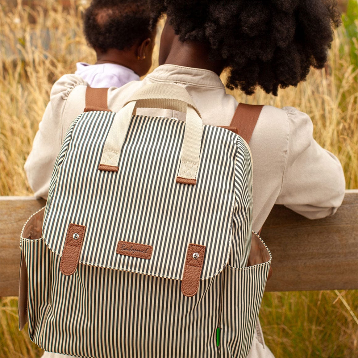 Babymel Robyn Eco-Friendly Diaper Bag for Moms - Stylish & Spacious Baby Essentials Organizer - Perfect for Travel, Daycare & On-the-Go Parenting